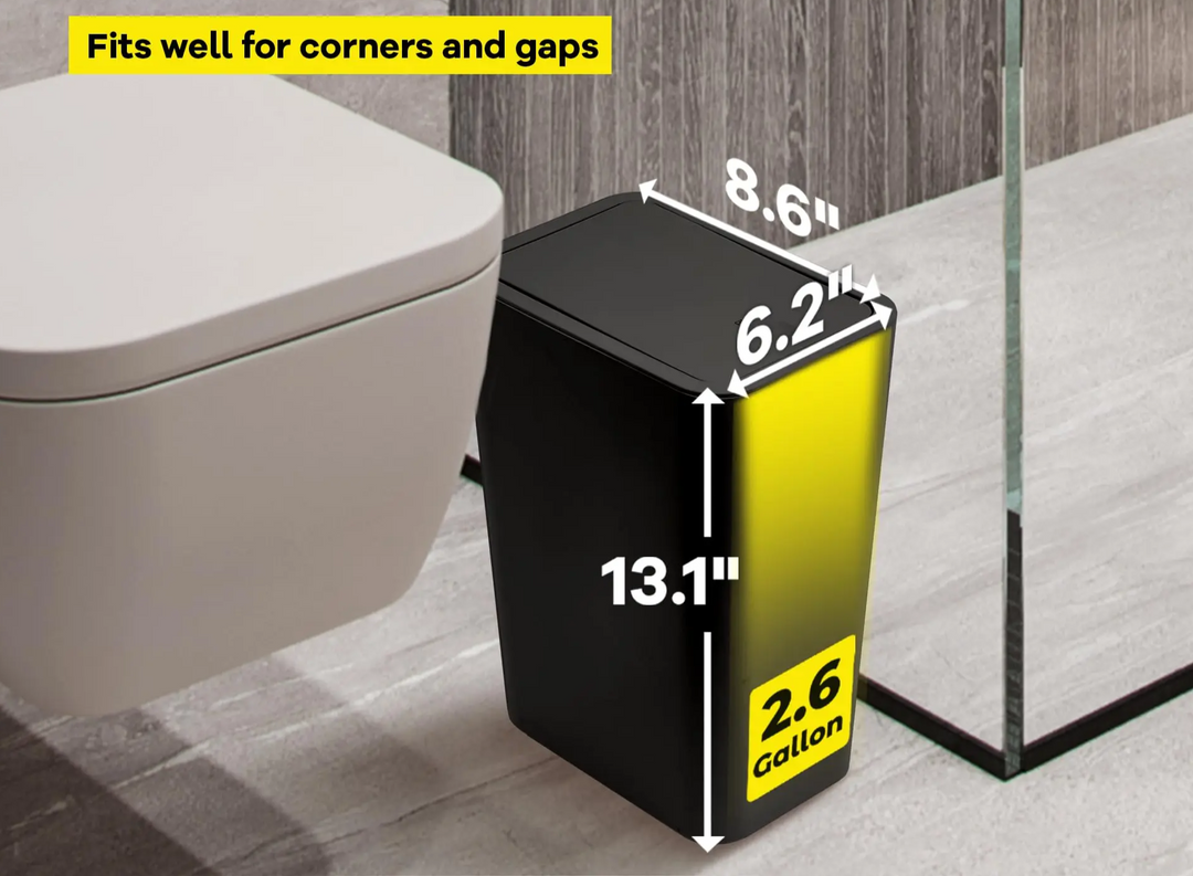 EcoPress 10L Søppelbøtte for Badekar Luvikno