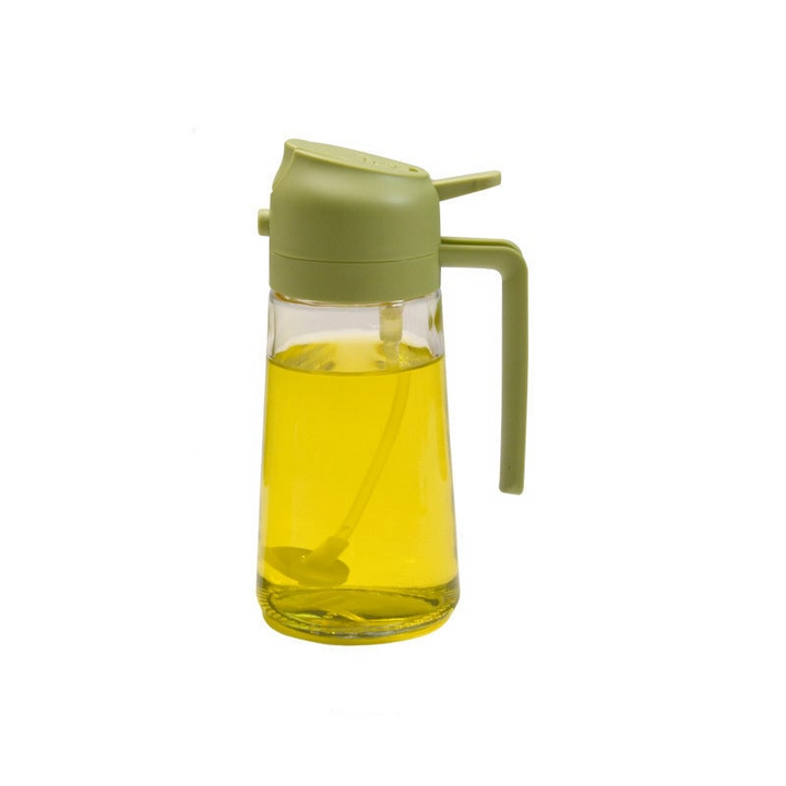 Dobbel utgang | 2 i 1 glass olje diffuser & dispenser | Luvikno