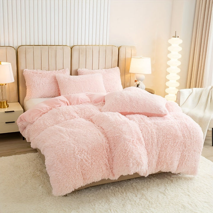 Luvikno | Ultra Soft Plush Duvet Cover Set with Zipper - Luksus & Komfort