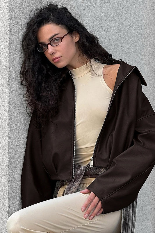 Luvik | Nappa Motoristyylinen Takki