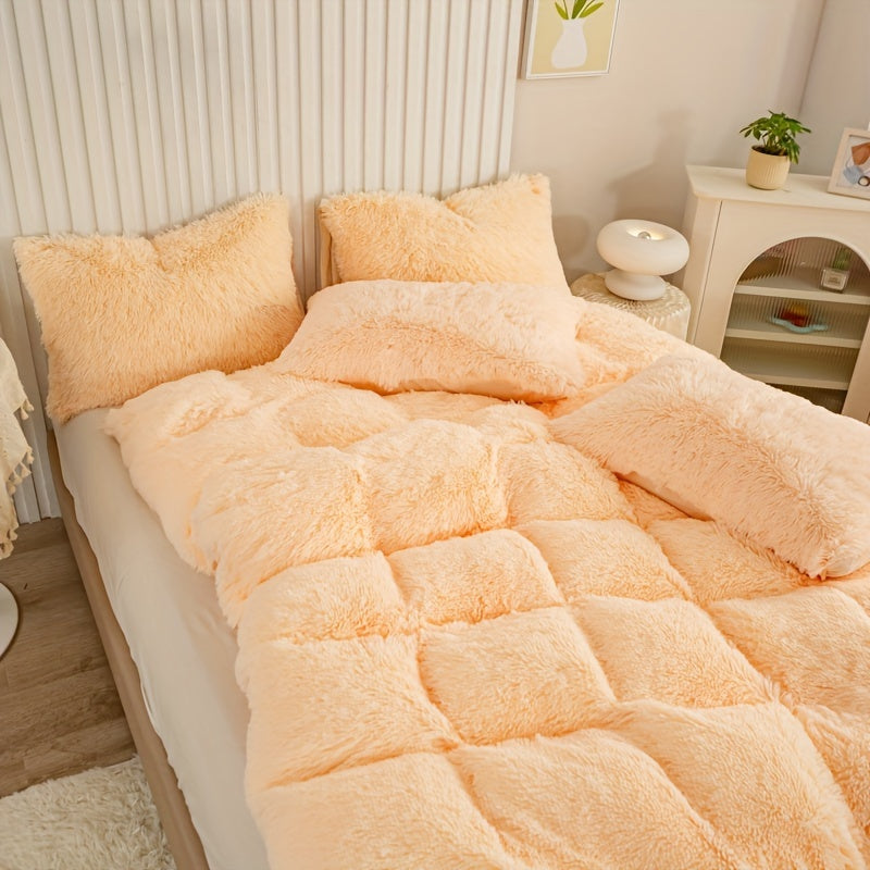 Luvikno | Ultra Soft Plush Duvet Cover Set with Zipper - Luksus & Komfort