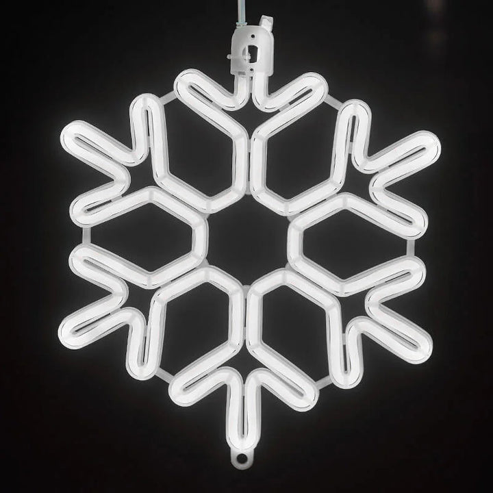 SnowGlow - Frosty Snøkrystall LED Lysbolle