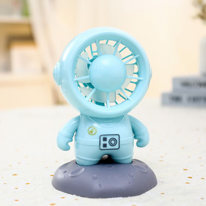 Mini bærbar vifte, astronautform oppladbar bærbar vifte | Luvikno