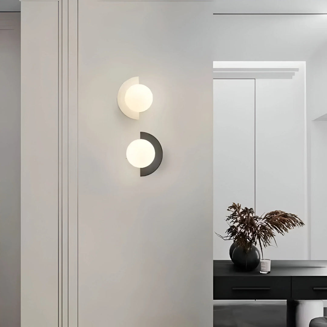 LumiGlow – Moderne Halvsirkel Vegglampe