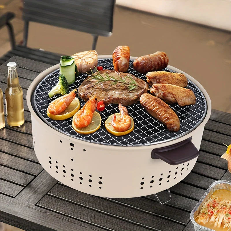 GrillGo™ Bærbar Kullgrill for Hage og Balkong | Luvikno