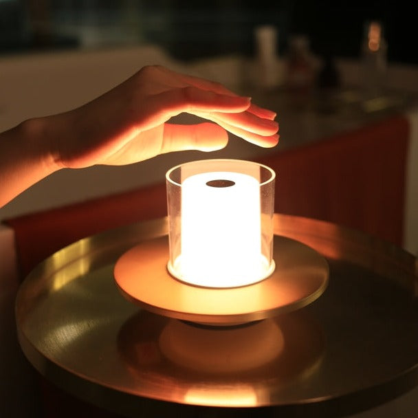 Glass Candle Table Lamp | Luvikno