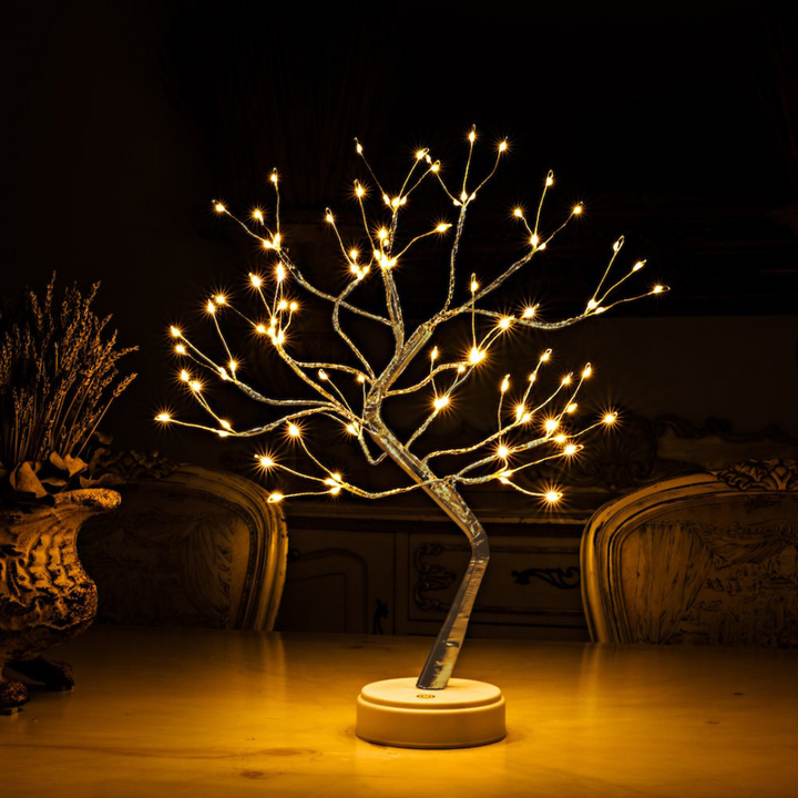 Glitrende Fe Tre Lampe Luvikno
