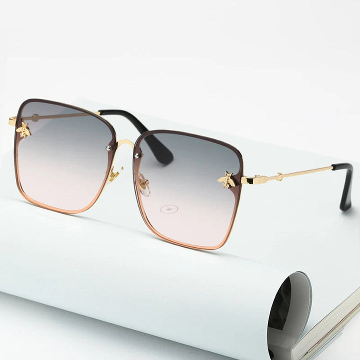 Charlotte Solbriller | Oversized & Rimless | Luvikno