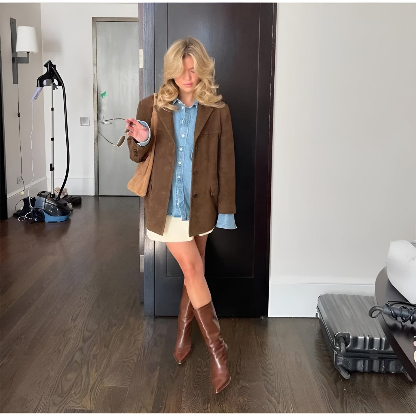 Luvik | Vegaaninen mokkanahkainen bleiseri