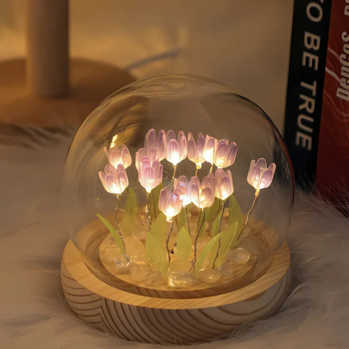 Glass Dome Tulip Light | Luvikno