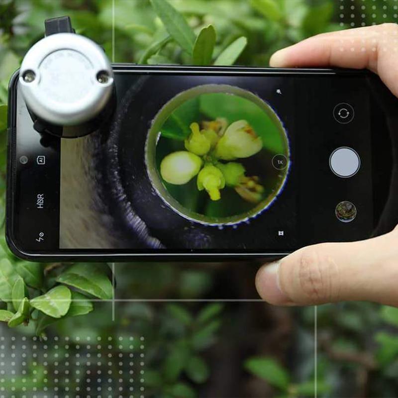 LED Bærbar Telefon Mikroskop | Luvikno