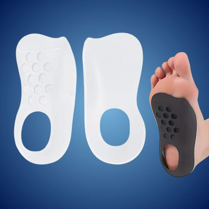 ArchEase Sålinnlegg for Flate Føtter | Sålinnlegg for Plantar Fasciitis - Fotbue Støtte Sålinnlegg - Fot Dempende Luvikno