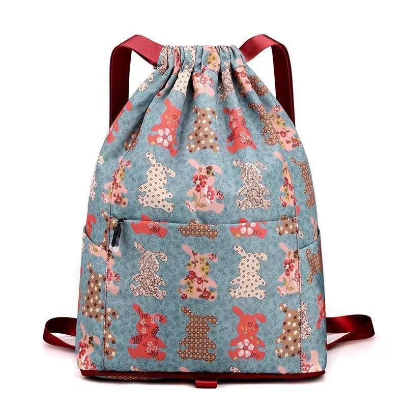 Drawstring skulderveske i etnisk stil | Luvikno