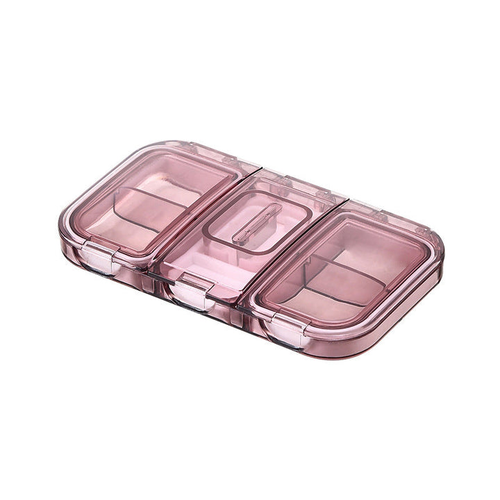 Rektangulær Pill Case Organizer Beholder | Luvikno