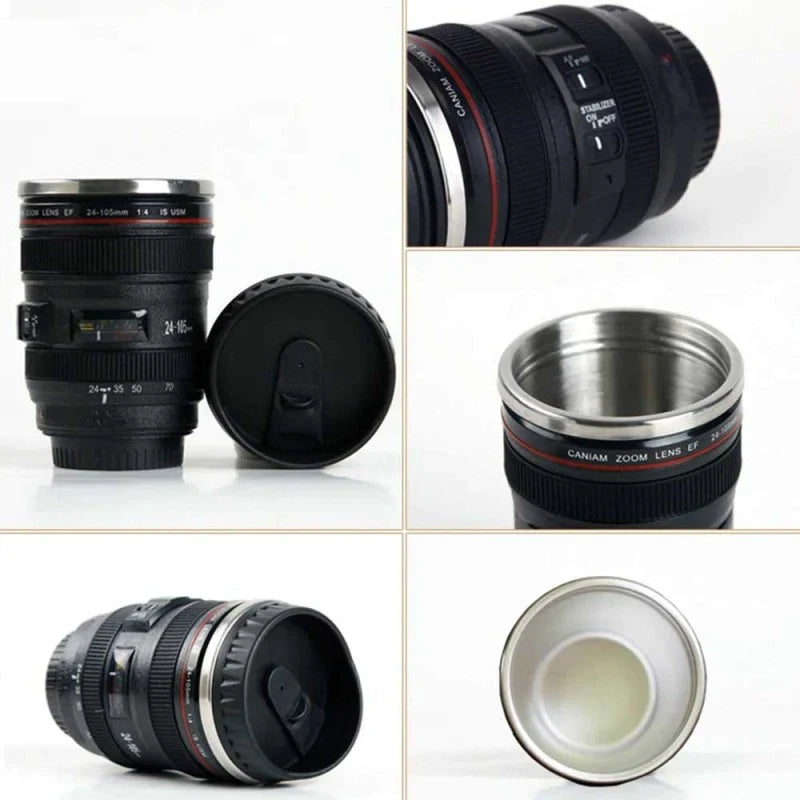 Kreativ Kamera Linse Kaffe Te Krus 300 ML Luvikno