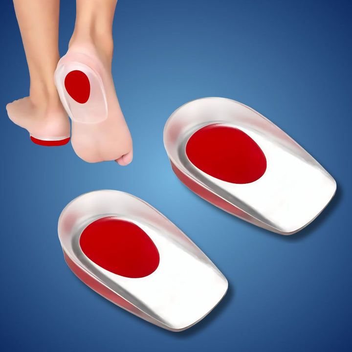 ComfortStep Plantar Heel Cups Gel Pads | Forbedret Demping - for Hæl Smerter Lindring og Fott Problemer Luvikno
