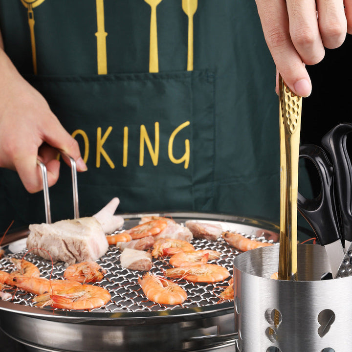 Rustfritt Stål Grill Tenger | Luvikno
