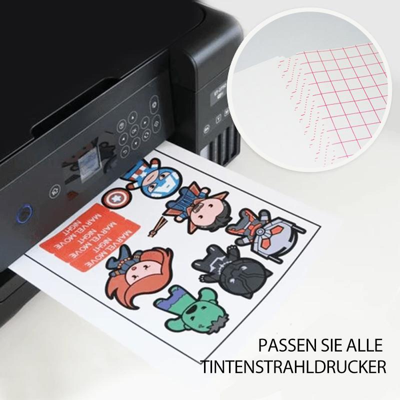 Craft Transfer Paper for Inkjet Printers (5 Sheets) | Luvikno