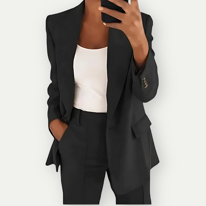 Luvik | Kvinne Komfortabl Blazer Sett Offisiell