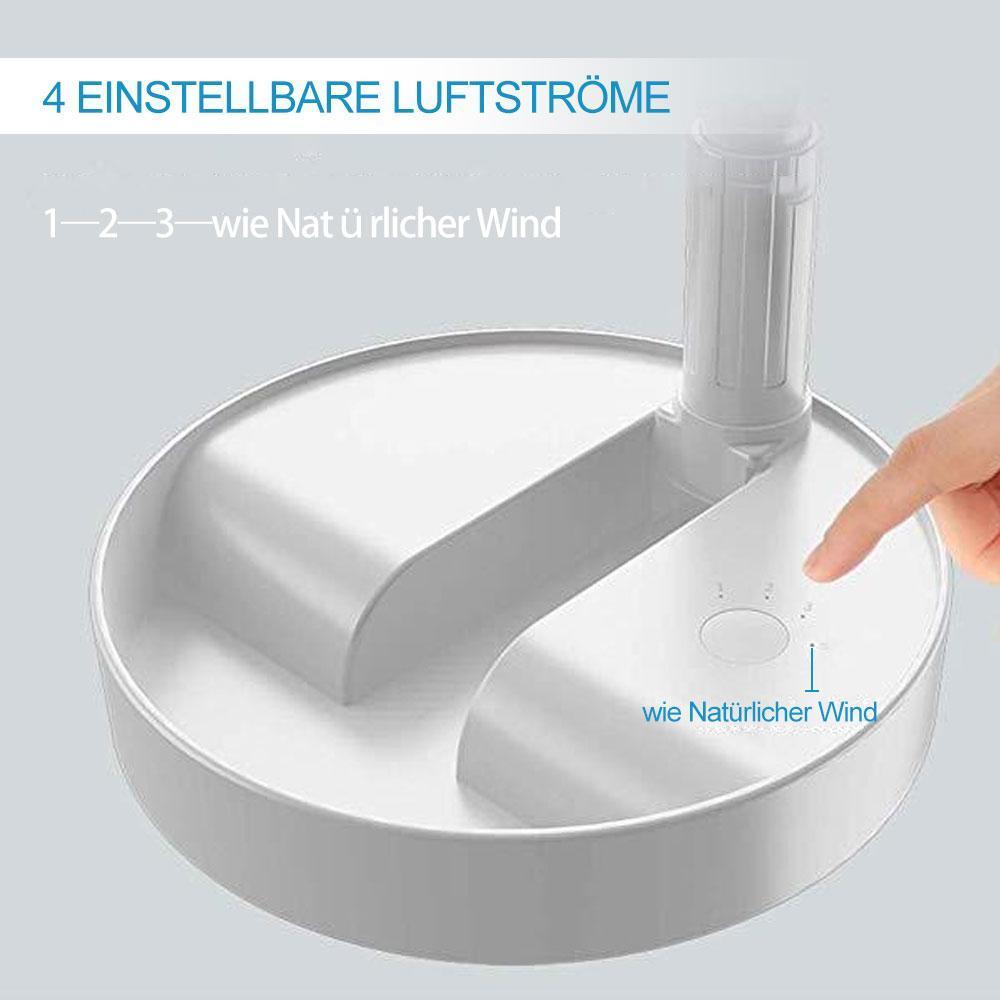 Teleskop sammenleggbar USB-ladbar vifte | Luvikno