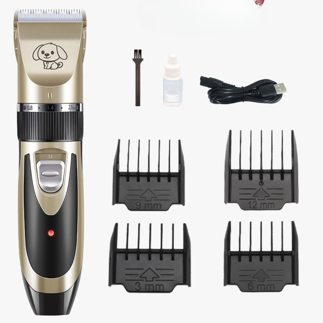 Silent Coat Trimmer sett for hunder Luvikno