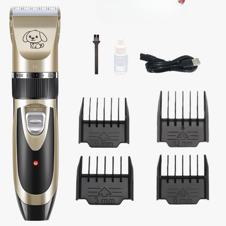Silent Coat Trimmer sett for hunder Luvikno