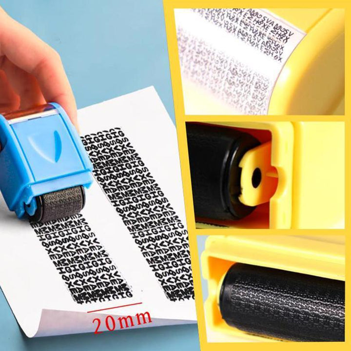 Identitets tyveri beskyttelse personvern segl roller stempel | Luvikno