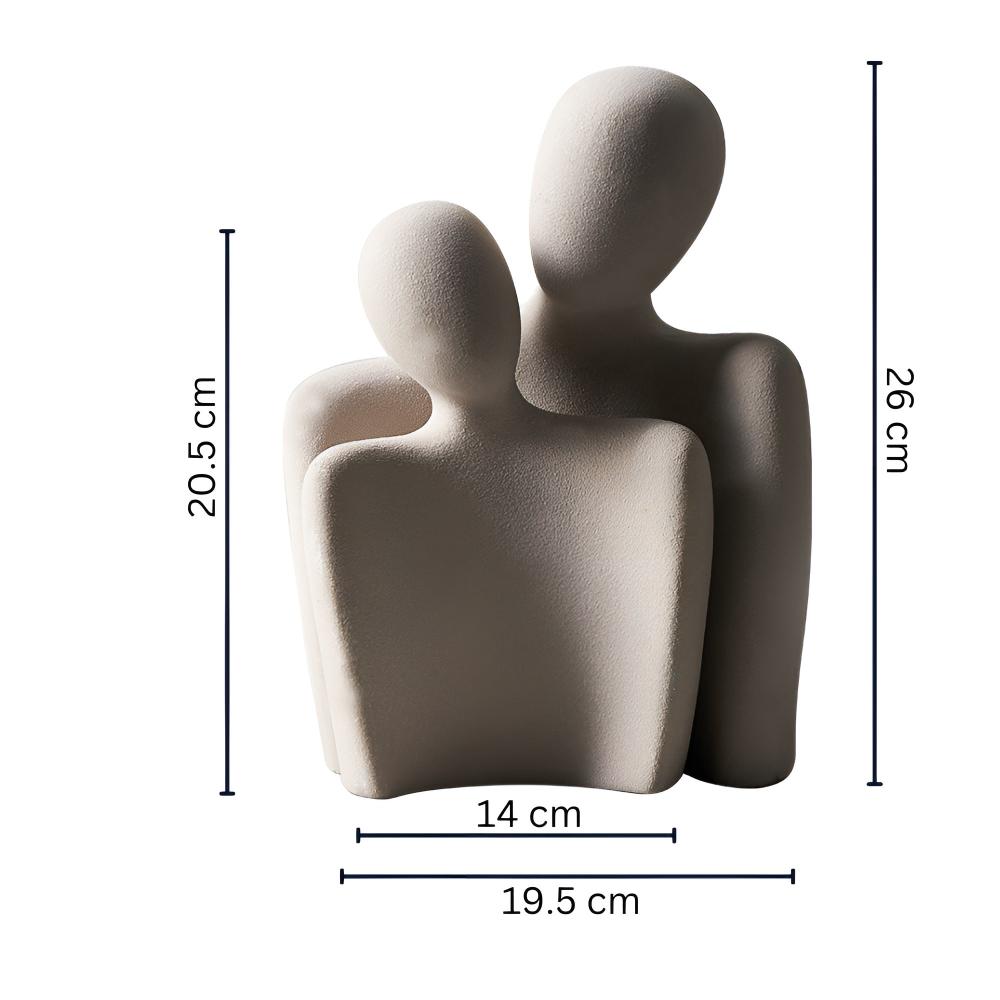 Couple Ceramic Love Figurine | Luvikno