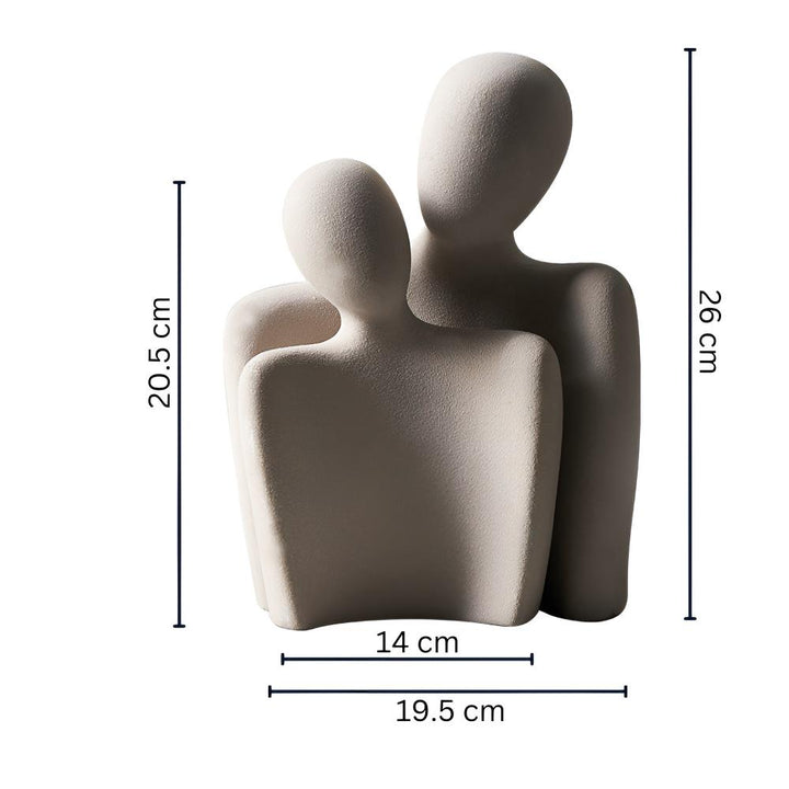 Couple Ceramic Love Figurine | Luvikno