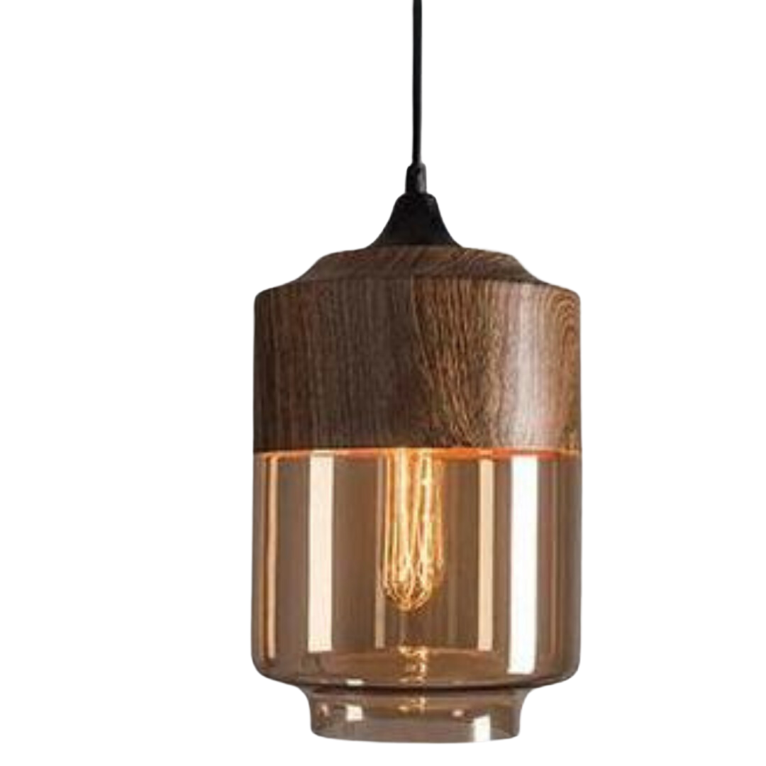 Stilig Skandinavisk Tre Taklampe - NordLuna | Luvikno