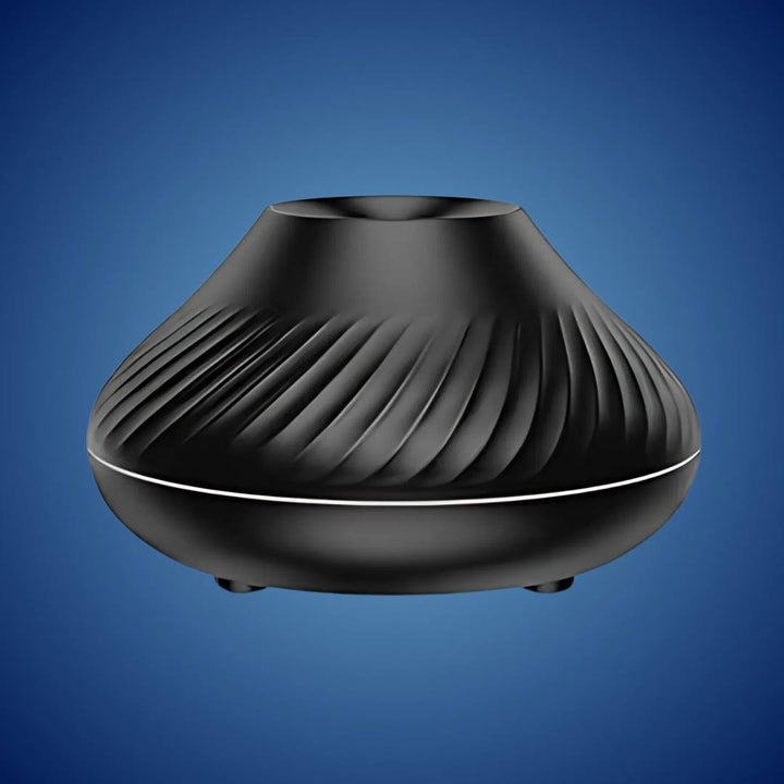 FlameGlow Luftfukter Aromaterapi Diffuser | Tilfører Fuktighet - Lindrer Tørr Luft - Hjelper med å Slappe Av - Stille Diffuser for Hjem eller Kontor Luvikno
