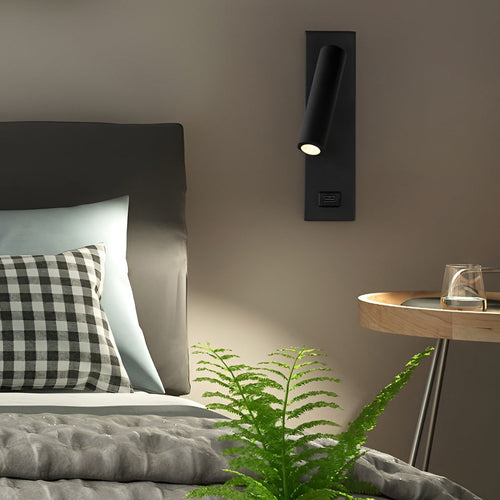 Luvikno | ArtiLicht Luksus Vegglampe med Justerbar LED og USB Ladeport