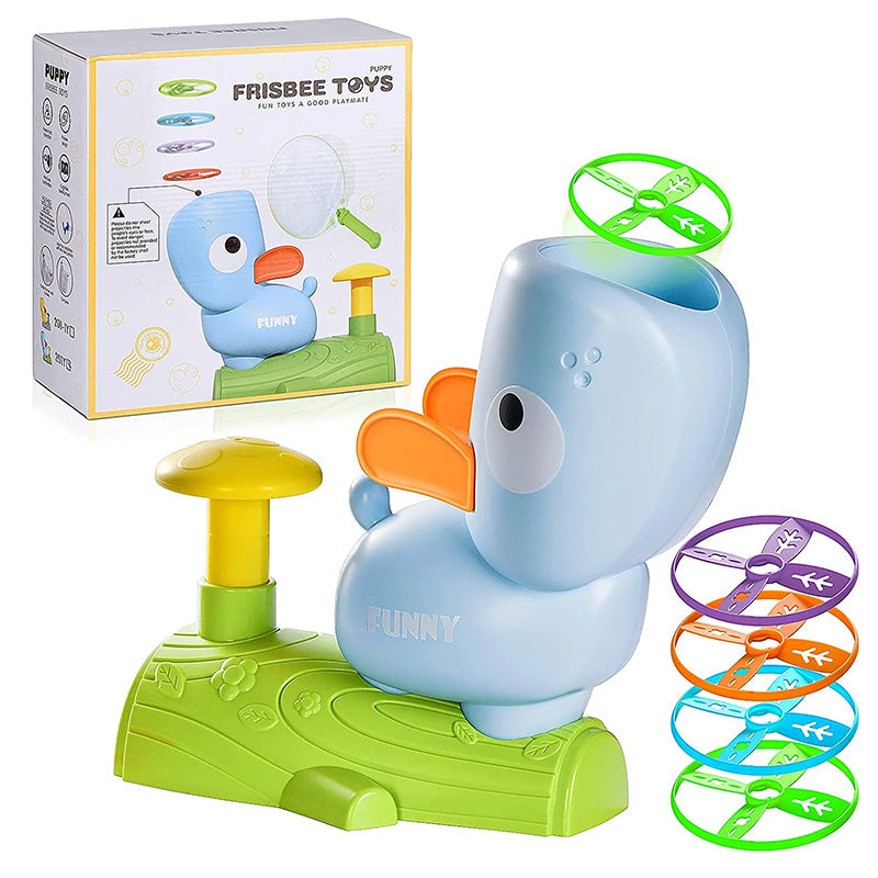 Toy flying ring catapult | luvikno