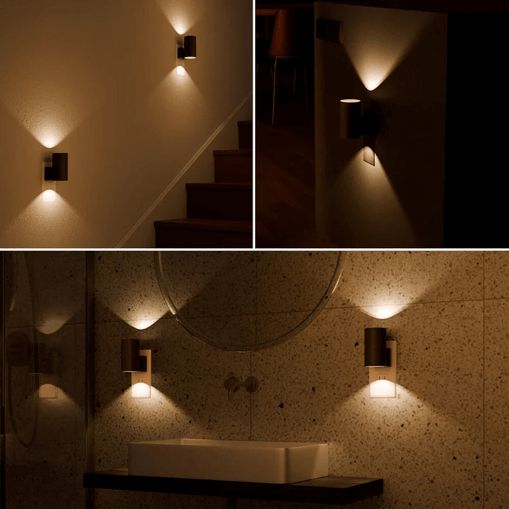 Luvikno | Alova LED Plug-In Vegglampe – Dimmbar Sensorlampe for Gang, Trapper & Soverom