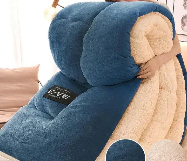 Ultimate Winter Comfort Blanket with Double-Layer Flannel Fleece | Luvikno