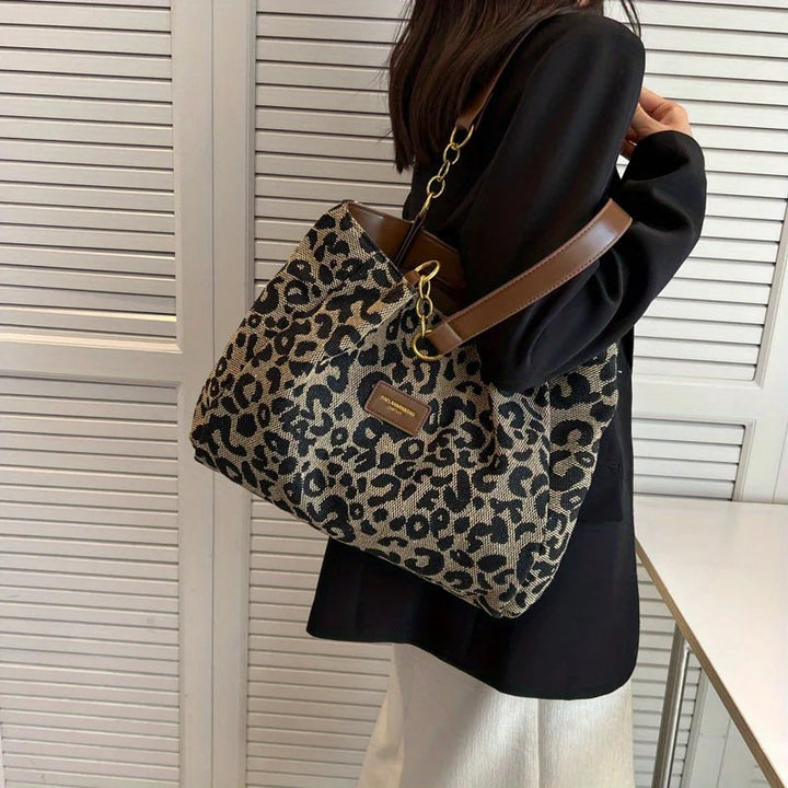 Luvikno | Damene håndveske Leopardprint En størrelse Syntetisk lær