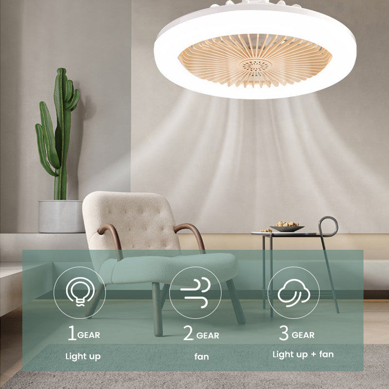 2-i-1 Aromaterapi LED Vifte Lampe | Luvikno