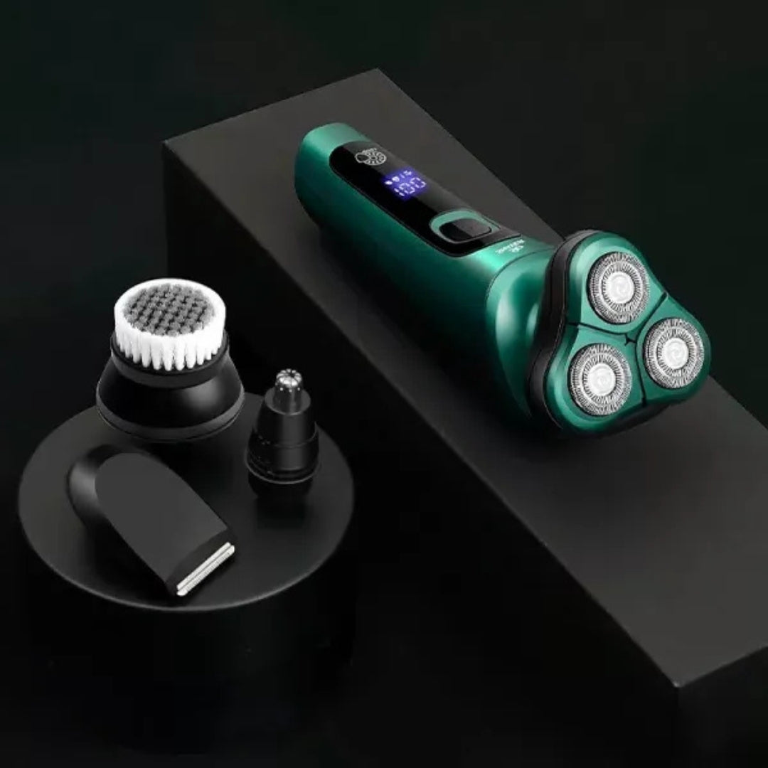 4-i-1 Grooming – Vanntett – LED-skjerm – USB-oppladbar – Fuktig og tørr barbering Luvikno