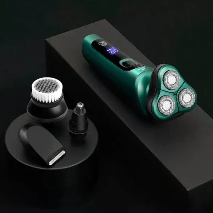 4-i-1 Grooming – Vanntett – LED-skjerm – USB-oppladbar – Fuktig og tørr barbering Luvikno