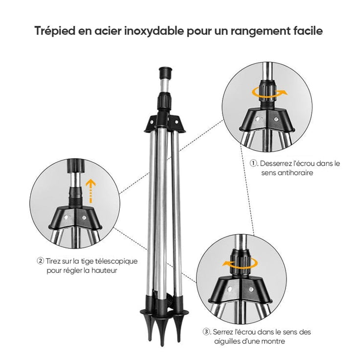 Roterende Stativ Sprinkler | Luvikno