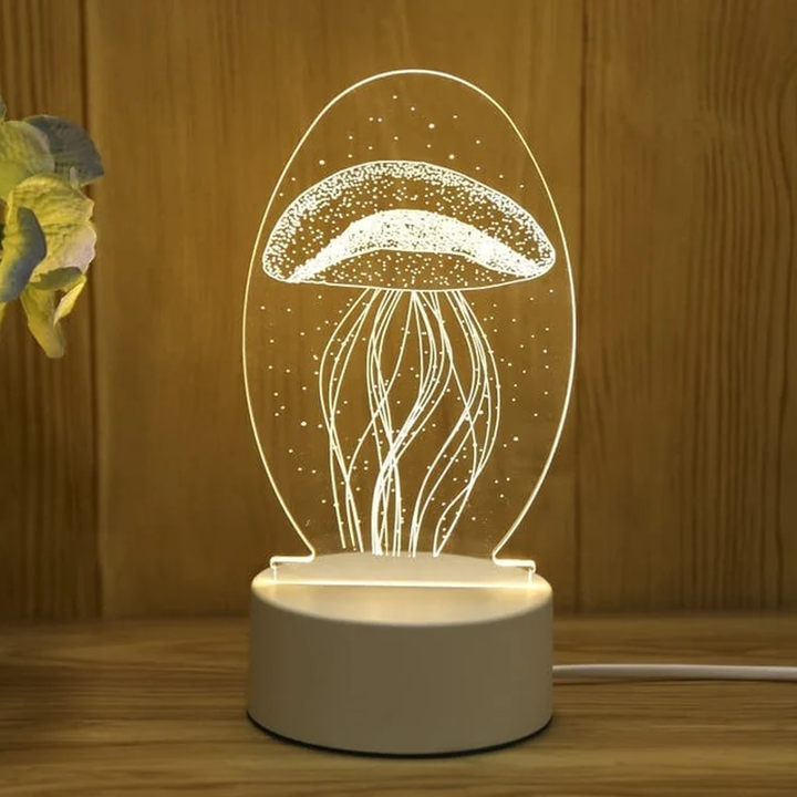 3D Nattlys Usb Luvikno