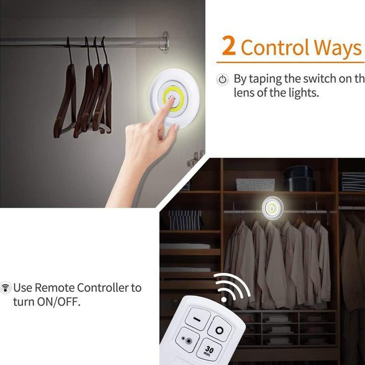 Shiny Tap & Remote Lights | Luvikno
