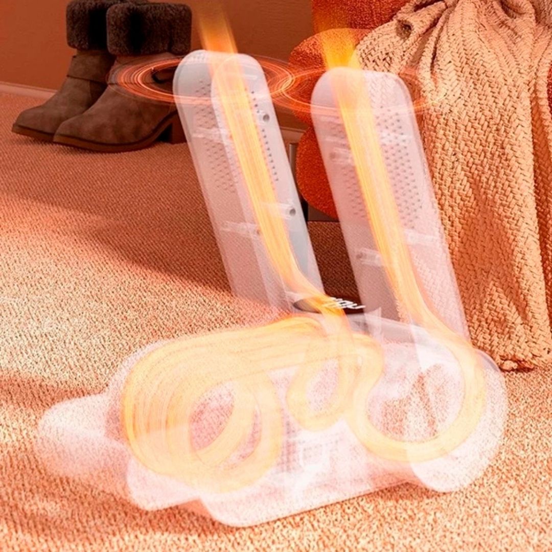 FreshDry Pro Boots Dryer Machine | Deodorizer for Shoes - Effektivt fjerner skoklær - Bli kvitt stinkende sko Luvikno