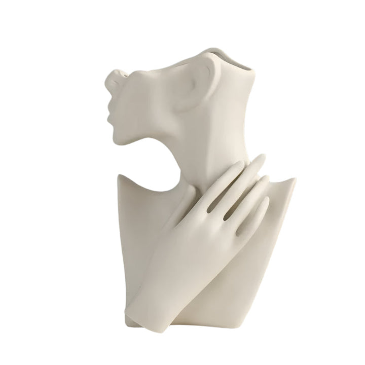 Ansiktsform Keramisk Design Vase Luvikno