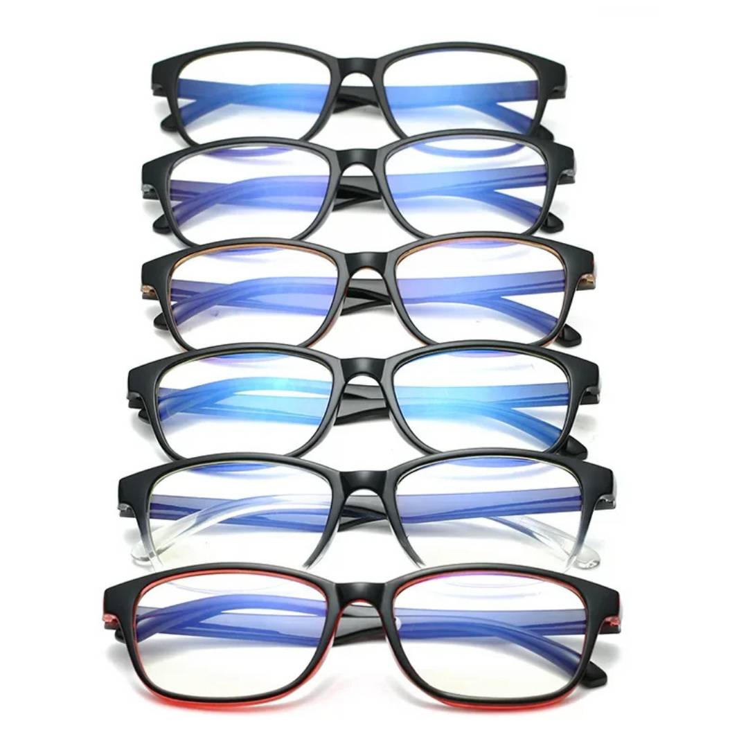 VisionGuard Blålysbriller | Øyestamme Lettelse - Søvnforbedring - Dataskjermbriller - Antirefleksbelegg Luvikno