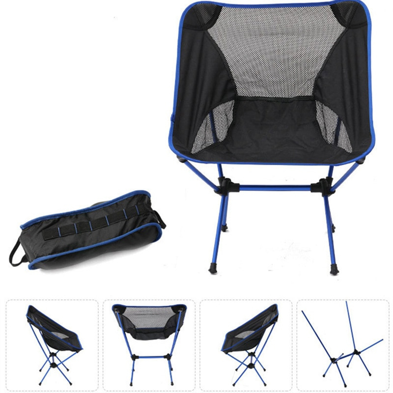 MoonFold Stol - Kompakt Sammenleggbar Stol for Utenfor Luvikno