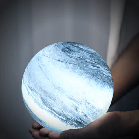 Glass Moon Lamp Luvikno