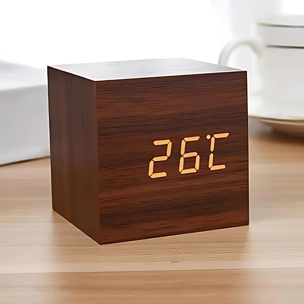 Digital Cube Vekkerklokke | Luvikno