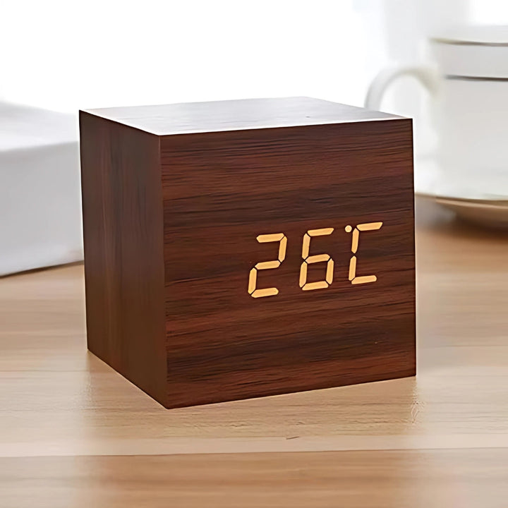 Digital Cube Vekkerklokke | Luvikno