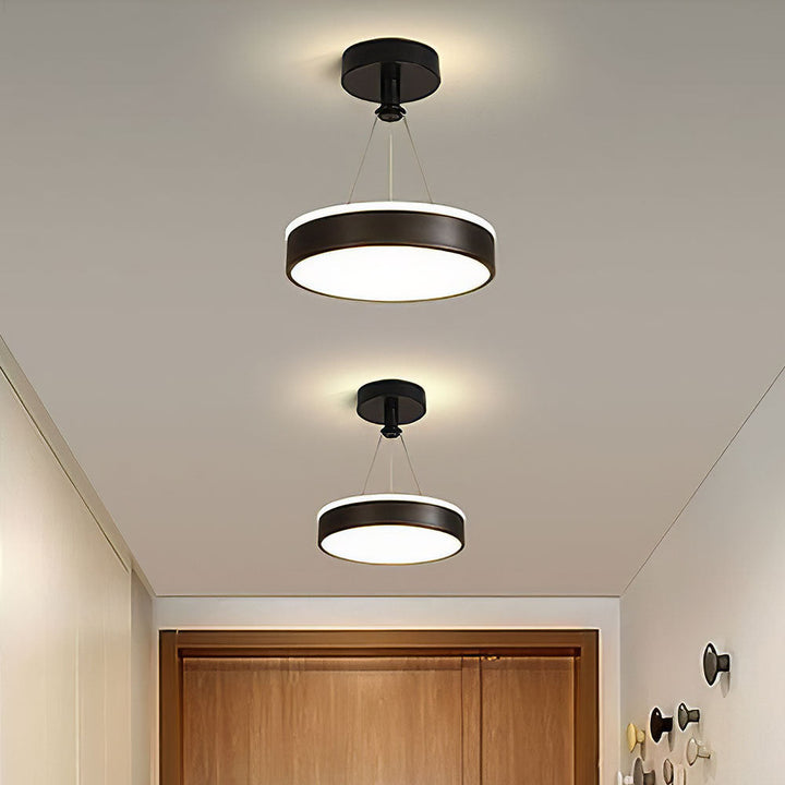 Slank Moderne Metall LED Pendel Taklamper Luvikno